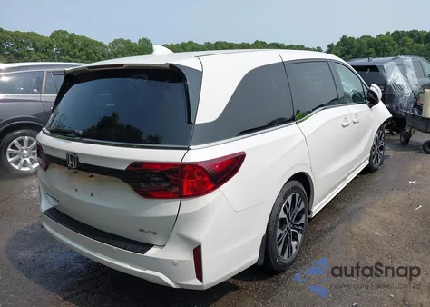 2025 Honda Odyssey Elite из США, поврежденный, VIN 5FNRL6H94SB016517